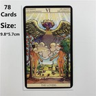 Gilded Rider Tarot Cards 78 Deck Metal Tin Box English Guidebook Fortune Gift