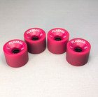 Plasma O  70 Mm Longboard Wheels Red Set Of 4 For Longboards Skateboards