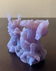 Purple Pink 4    Tall 6    Long Dragon Figurine Statue