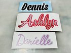 Your Custom Name text On A 6    Vinyl Decal-lotsa Fonts-sizes-50 Colors Available