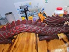 40    Wooden Carved Chinese Dragon Statue Sculpture Decor 40 Inches Long 