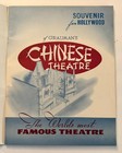 Vintage 1962 Grauman s Chinese Theatre Souvenir Brochure Program Hollywood Ca