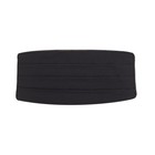 Men s Black Heavy Silk Pleated Cummerbund And Bow Tie Very Nice Quality