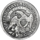 1835  p  Capped Bust Half Dime Very Good Vg See Pics V912