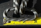 By The Yard Forged Steel Chain  Large Old Vtg Primitive Antique Style Metal Link