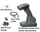Zebra Symbol Ds6878 Wireless 2d qr Code Barcode Scanner Kit Handsfree Cradle        