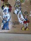 Vintage 1970s Fisher-price Occupations 503 Pick-up   Peek Puzzle 8pc Wrapped