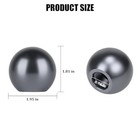 Car Round Ball Gear Shift Knob  Aluminum Alloy Vehicle Gear Shifter Knob With