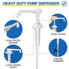 8pcs Gallon Jug Pump Dispenser 38-400 Leak Proof Lotion Shampoo Soap Cap