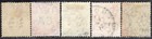 British East Africa And Uganda 1907 8 Stamp Sc    31  33 5 And 37 Used