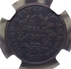 1805 Draped  bust  Half Cent 1 2c Ngc Vf Details  001 Large 5  Stems Ecc c  Inc 