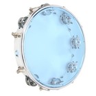 10 Inch Adjustable Tambourine Double Row Metal Jingles Percussion Instrument