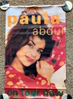 Paula Abdul On Tour Now Giant Promo Poster Virgin Records Vintage