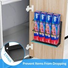 Wrap Organizer Rack Holder Foil Wall Mount Cabinet Door Pantry Kitchen 