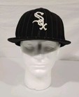 Vtg Chicago White Sox New Era Og Mlb Snoop Dog Frank Thomas 7 5 8 Stripe Hat Cap