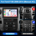 For Ford F-150 2009-2014 Wireless Carplay Android 13 0 Car Stereo Radio Gps Wifi