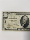First National Bank Saint Paul  10 1929 National Banknote Serial A080168
