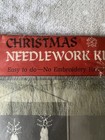 Vintage Rare Bucilla    jeweled   felt sequin Christmas Wall Hanging Kit