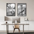 Mainstays     24x36 Picture Frame     Black Flat Profile Wall Photo Frame