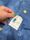 Vintage 90s Kids Line Celestial Moon Stars Curtain Valance Blue Bedroom Window