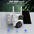 V380pro Wifi Dual Lens Solar Wireless Security Camera With Mobile Tracking