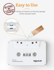 Cassette Head Cleaner With 1 Cleaning Solution Reusable Tape Kit Car Home Player