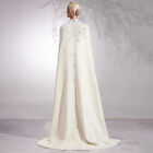 Stones Prom Dress Party Gown High Neck Beadings Cape Straight Evening Dress