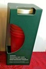 Starbucks 2019 Fall Winter Holiday Christmas Reusable Hot Cups  6 Pack With Lids