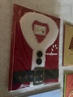 Papyrus Lot Of 6 Christmas Holiday Cards  Sparkle Embellished Santa 3d Stones 