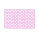 Car Rear Tail Light Lamp Stickers  Hollow Heart Pattern Sticker  Pink