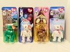New 1997 Ty Mcdonalds Beanie Babies Set Of 4 Maple glory erin britannia W errors