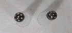 Vintage Mini Salt   Pepper Shakers Diamond Design 2 5 