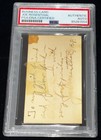 Signed Joe Rosenthal Wwii Iwo Jima Flag Raising Business Card Autograph Auto Psa