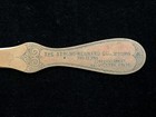 Vintage Brass bronze Advertising Letter Opener Opticians