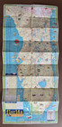 Vintage 1962 Gulf Oil Gas Florida Tourgide Vacation Map Roads Highway Color