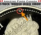 1987 Canada Proof  1 Dollar Coin  struck Through Grease Error  Ultra Heavy Cameo