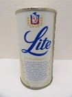 Lite Enamel Straight Steel Pull Tab Beer Can  88-6 Chicago Illinois