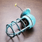 Vintage Appleton 7    Industrial Nautical Explosion Lamp Light Cage No Glass