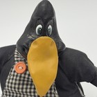 Vtg  Russ Berrie Kathleen Kelly Old Crow Plush Shelf Sitter Critter Factory 2917