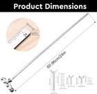 Adjustable Circular Saw Guide Rail  24in Positioning Calipers For Circular Saw
