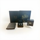 Rare Ford Motor 100yr Anniversary Nib Complete With Watch Keychain book leather