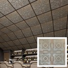 Vintage Ceiling Tiles Decorative Pvc Panels For Saloon Pl87 Weather Iron 10pcs