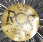 Lead Crystal Glass Cut Ice Bucket - 24  Lead Crystal - Made In Italy- Rcr