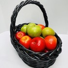 18 Green   Red Apples Faux Fake Fruit Rustic Wood Farm House Fall Cottage Decor
