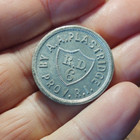 Post Civil War C1868 Providence Ri   Eating House A A Plastridge Merchant Token