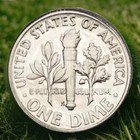 1953-s Silver Roosevelt Dime Gem Bu From Original Roll Free Shipping