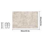 Classic Anti-slip Bath Mat quick-dry Bathroom Rug fit Under Door Bathroom Floor