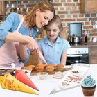 200pcs Piping Bag  Cake Master Cream Decorating Pastry Cookie Tool Disposable