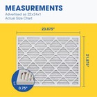 22x24x1 Ac And Furnace Air Filter By Aerostar - Merv 8  Box Of 12
