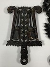 Vintage Footed Cast Iron Trivets Jzh Preowned Lot X2